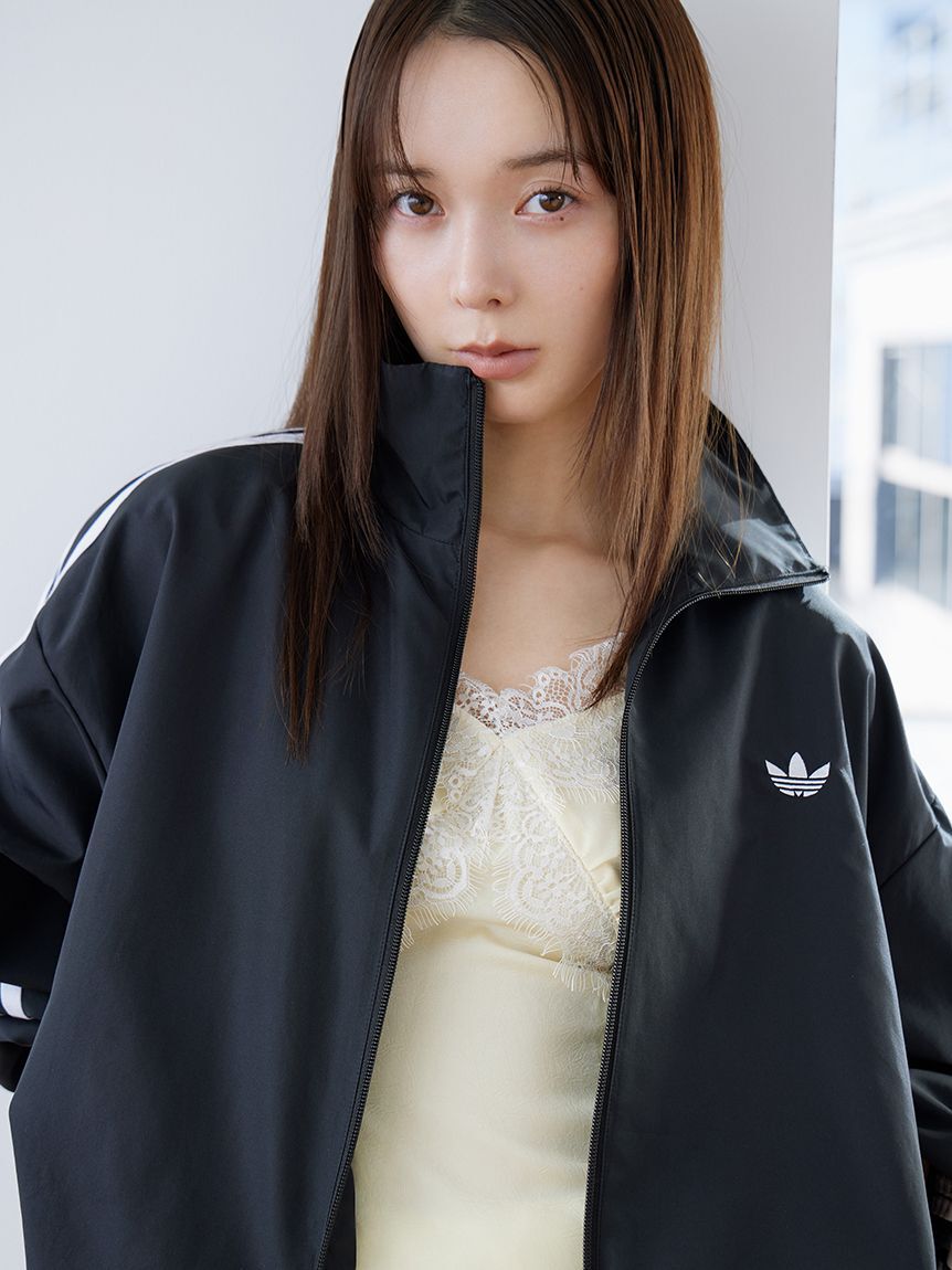 SNIDEL「レーストリムサテンキャミTOP」|キャミソール|