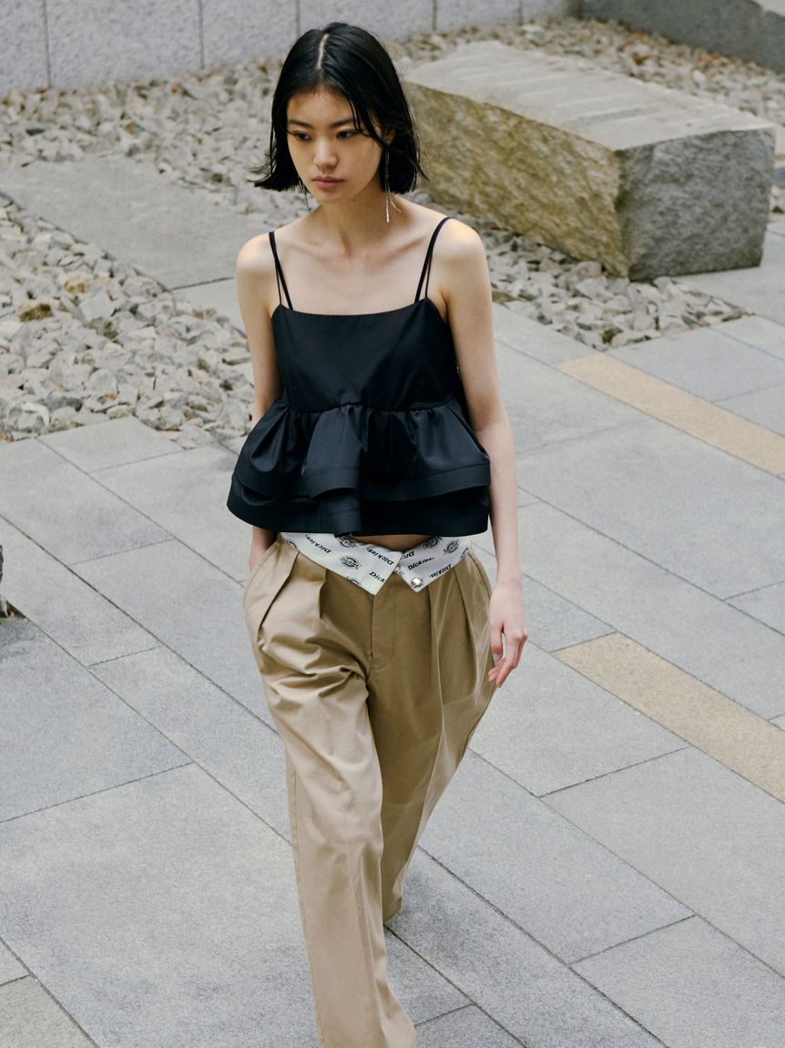 FRAY I.D「ラッフルヘムデザインキャミソール」|キャミソール|