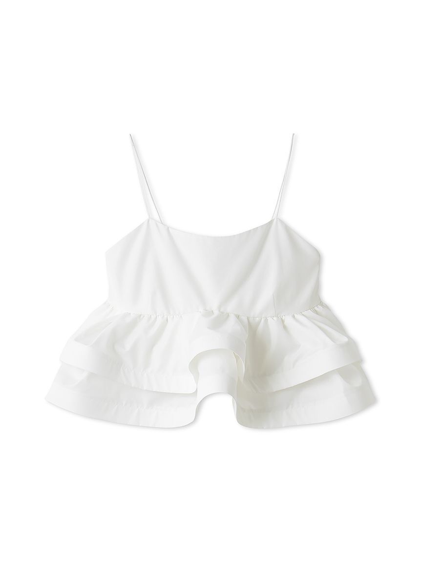 FRAY I.D「ラッフルヘムデザインキャミソール」|キャミソール|