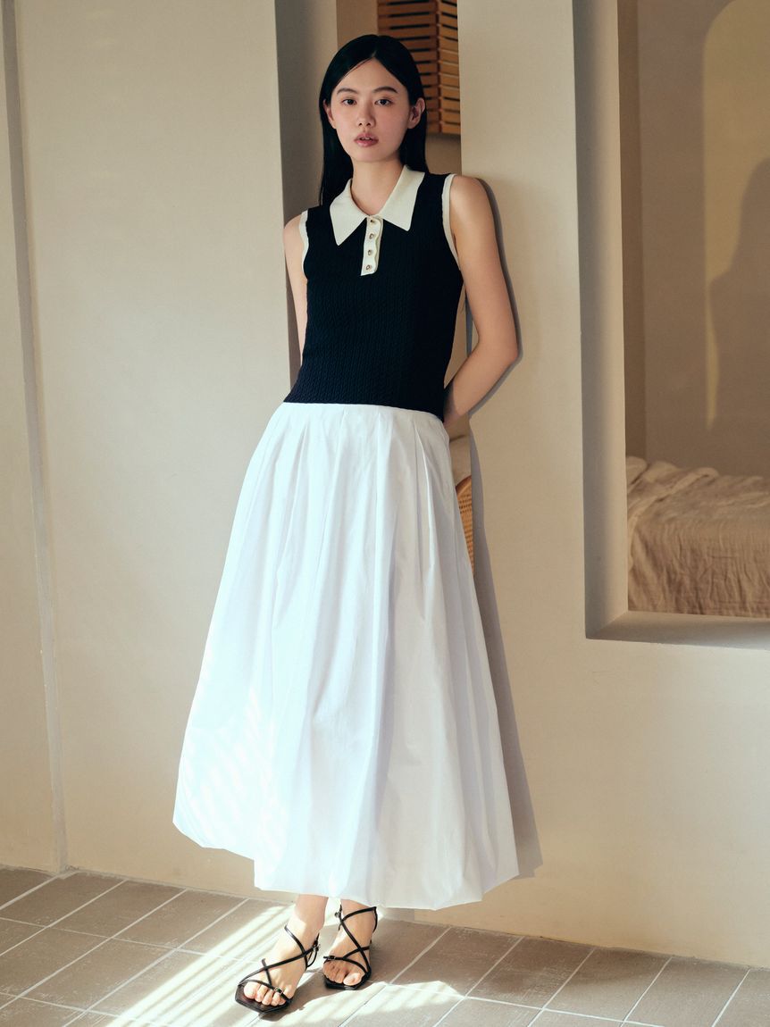 FRAY I.D「タックロングバルーンスカート」|スカート|