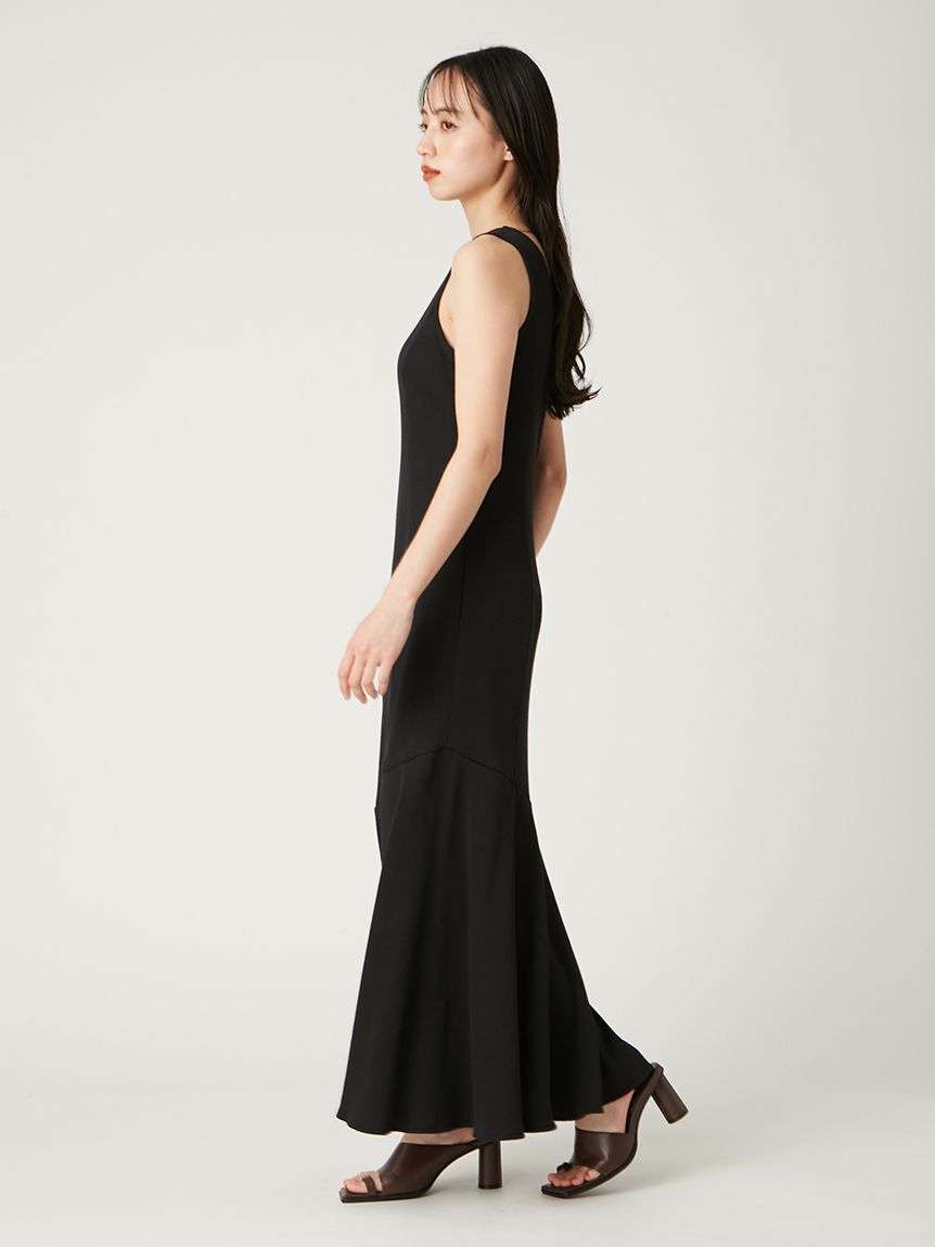 FRAY I.D「アシメヘムカットリブタンクワンピース／ウォッシャブル」|ワンピース|