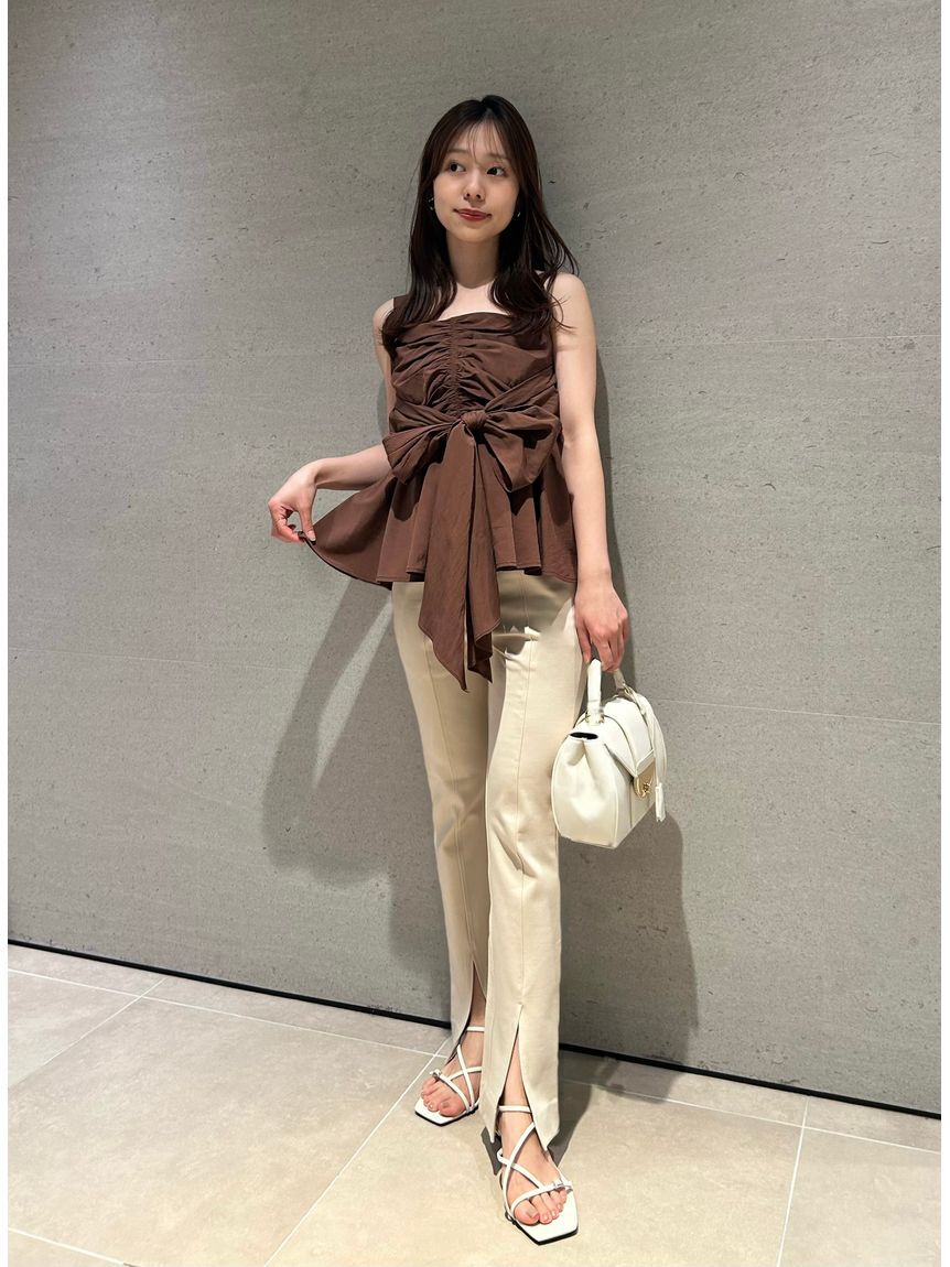 FRAY I.D「2wayリボントップス」|Tシャツ・カットソー|