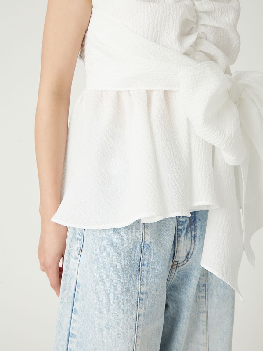 FRAY I.D「2wayリボントップス」|Tシャツ・カットソー|