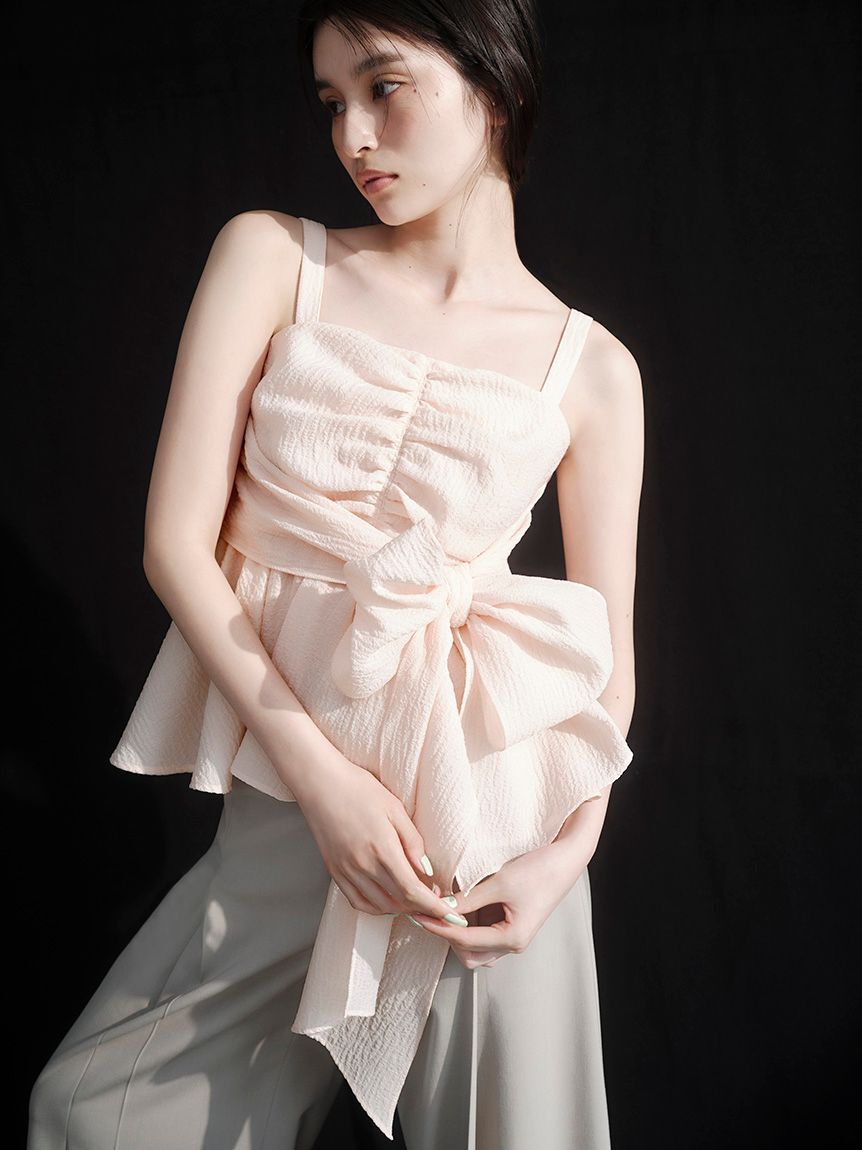 FRAY I.D「2wayリボントップス」|Tシャツ・カットソー|