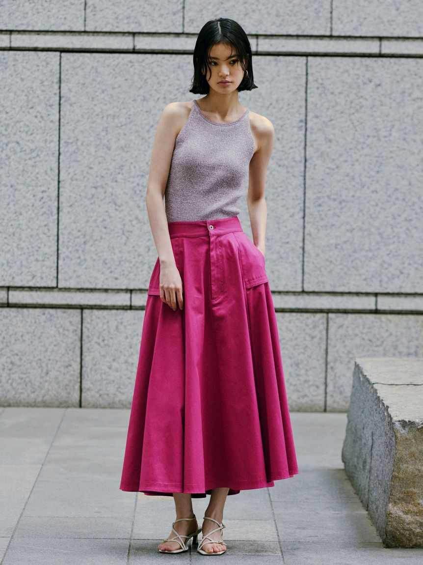 FRAY I.D「【FRAY I.D｜Dickies】チノフレアスカート」|スカート|