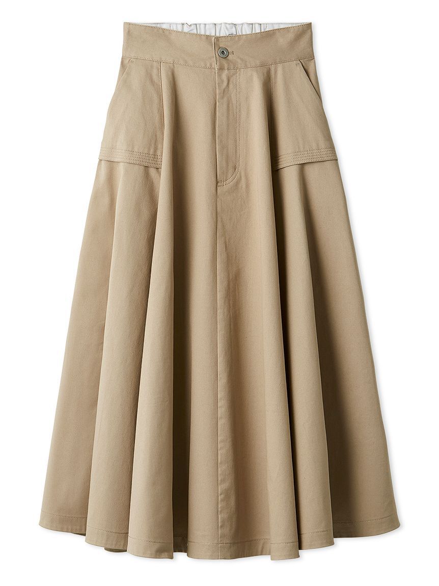 FRAY I.D「【FRAY I.D｜Dickies】チノフレアスカート」|スカート|