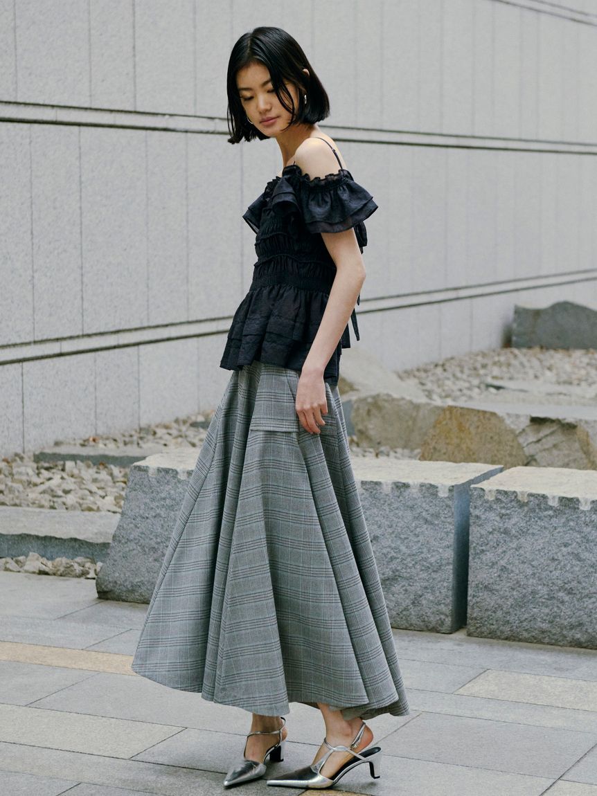 FRAY I.D「【FRAY I.D｜Dickies】チノフレアスカート」|スカート|CHECK