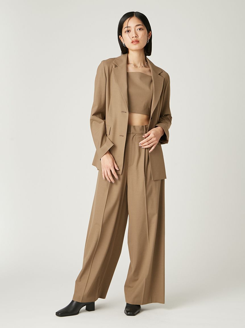 FRAY I.D「ワイドストレートパンツ」|チノ|