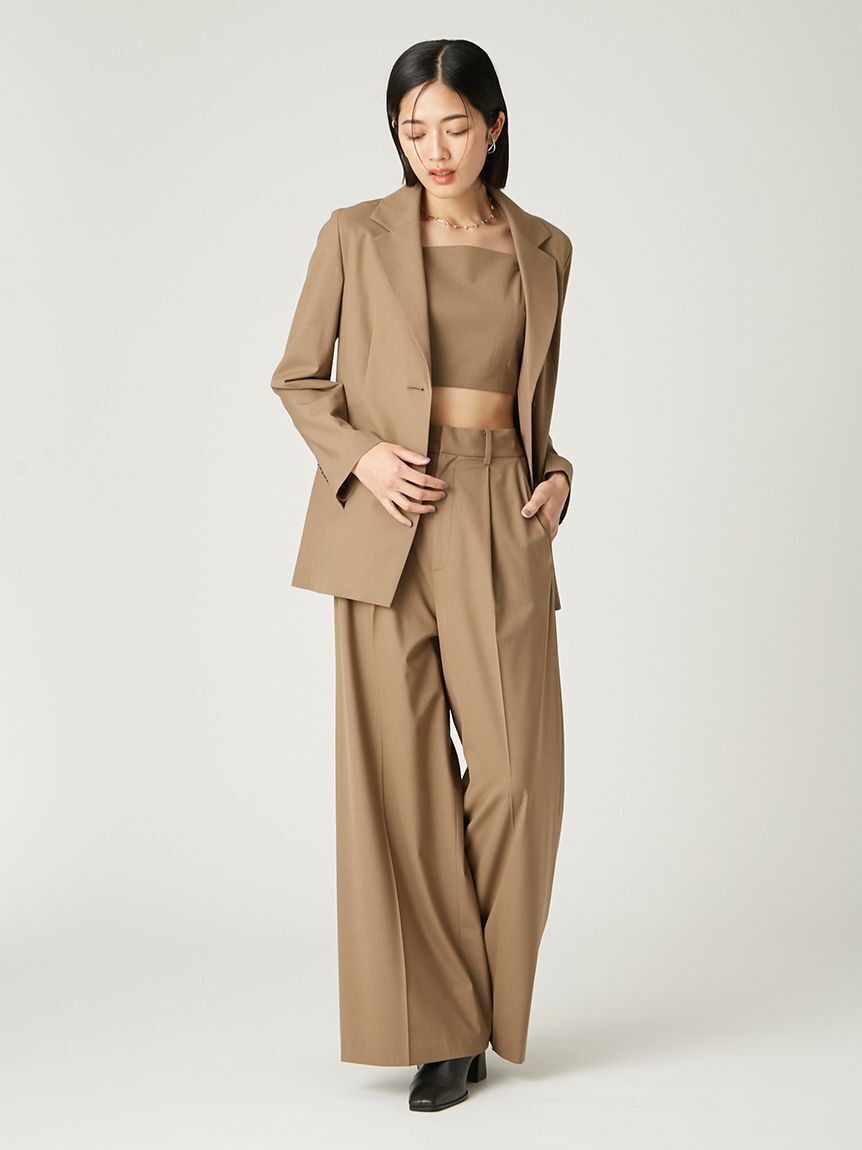 FRAY I.D「ワイドストレートパンツ」|チノ|