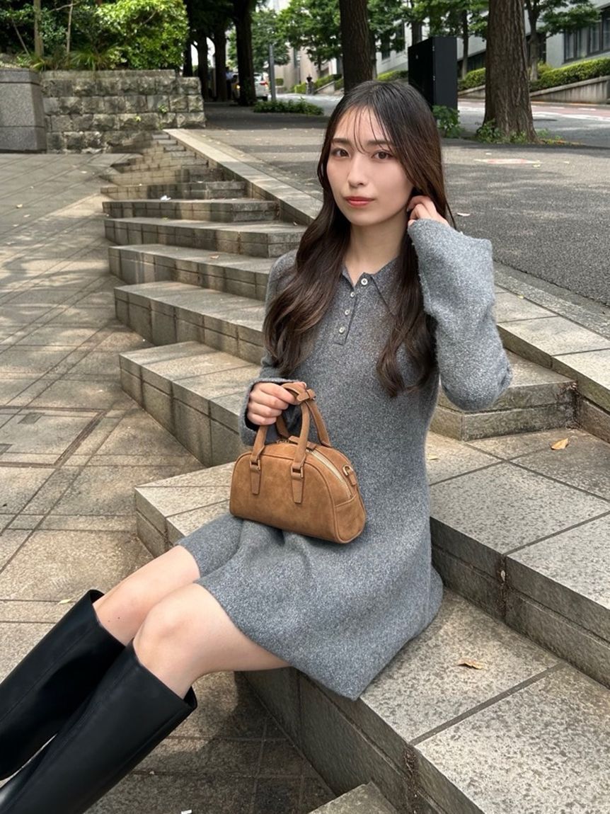 FRAY I.D「ラウンドミニボストンバッグ」|ボストンバッグ|