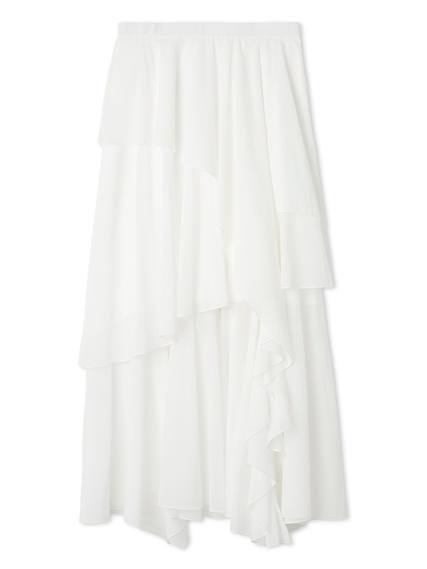 FRAY I.D「アシメフレアスリットティアードスカート」|スカート|