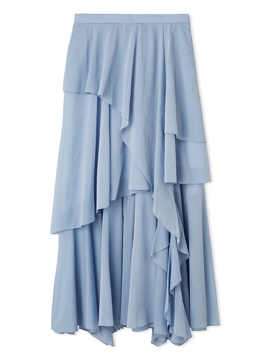 FRAY I.D「アシメフレアスリットティアードスカート」|スカート|