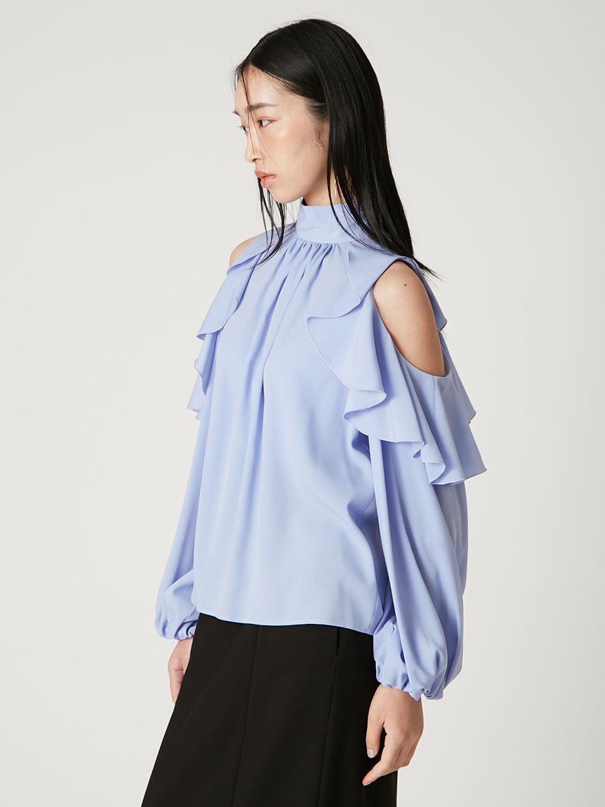 FRAY I.D「【限定カラー】2wayショルダーフリルボウタイブラウス」|シャツ・ブラウス|