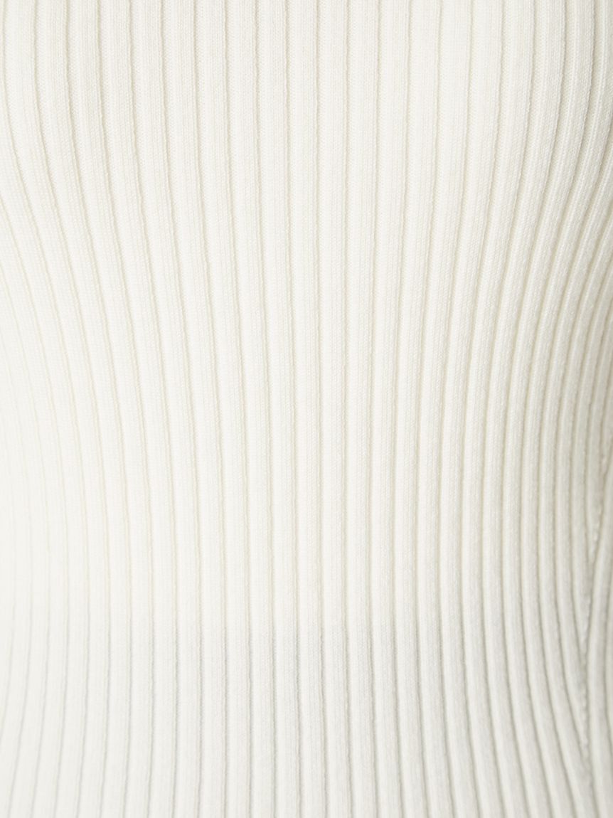 FRAY I.D「ウールシルクリブニットハイネックプルオーバー」|ニット・セーター|