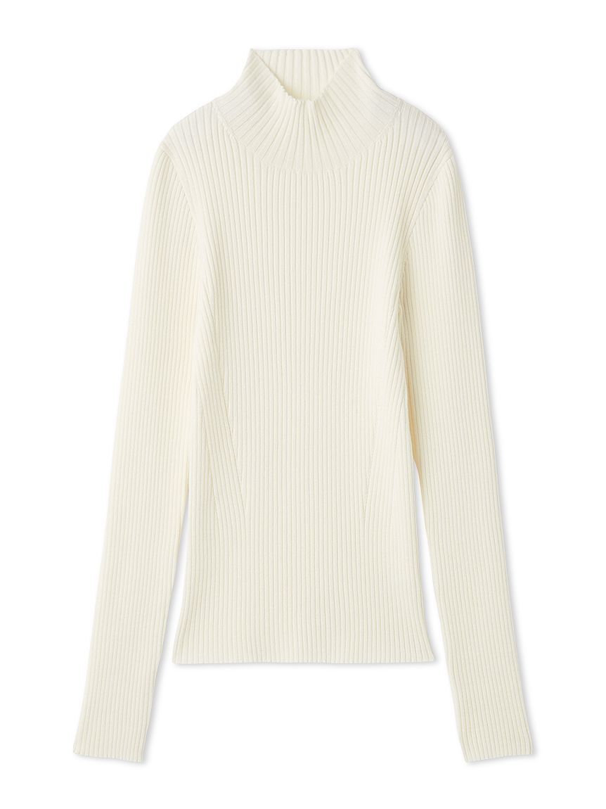 FRAY I.D「ウールシルクリブニットハイネックプルオーバー」|ニット・セーター|