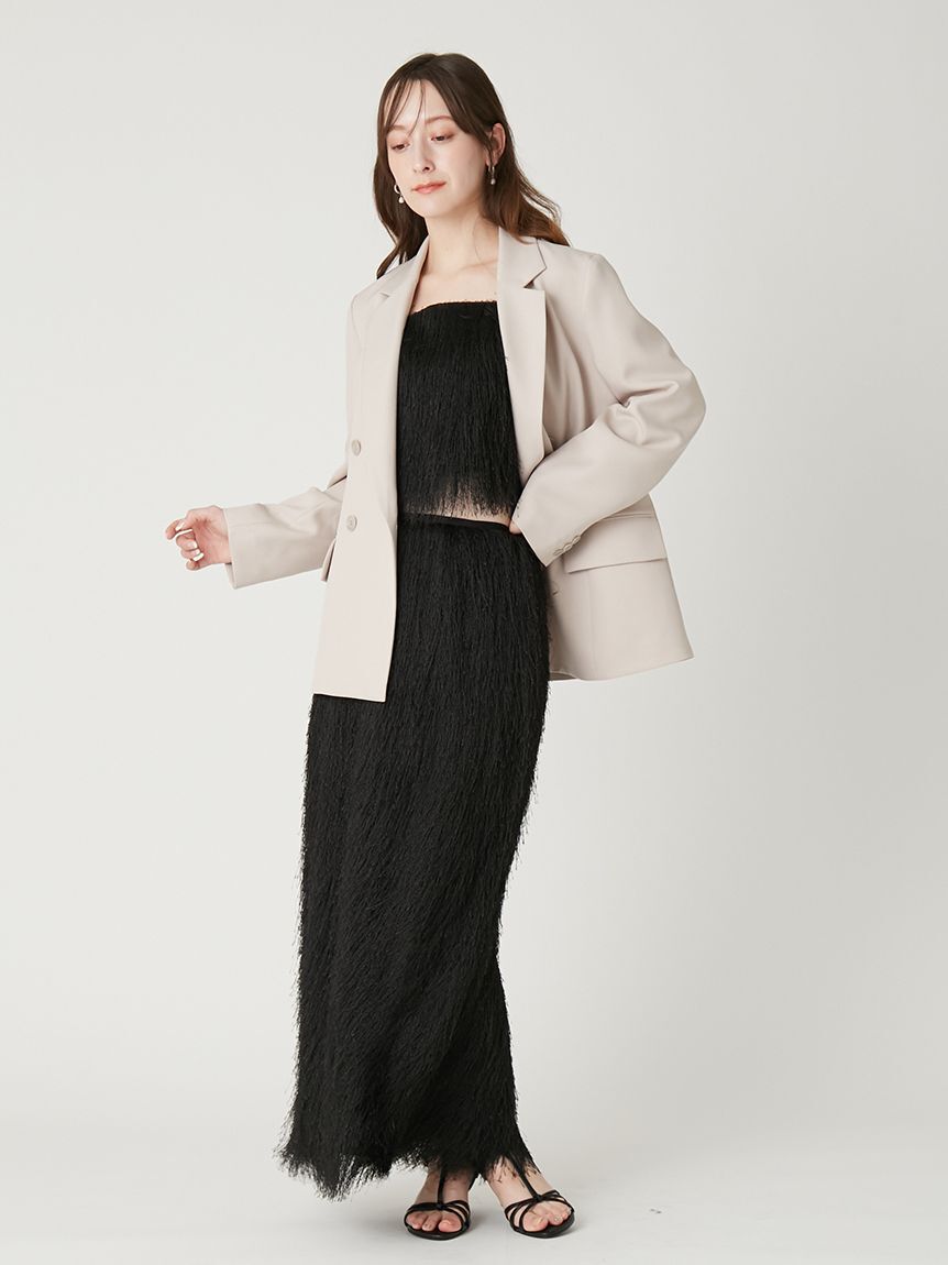 FRAY I.D「シャギージャガードキャミソール」|キャミソール|