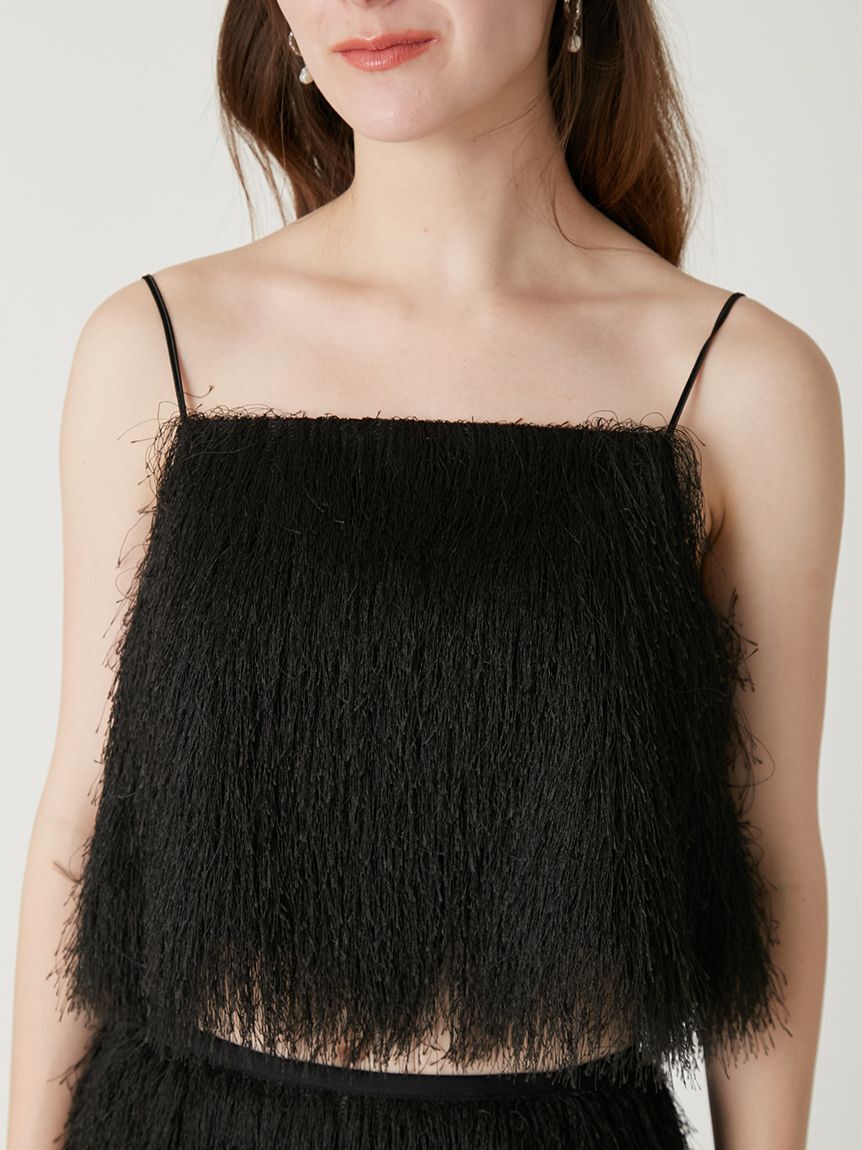 FRAY I.D「シャギージャガードキャミソール」|キャミソール|