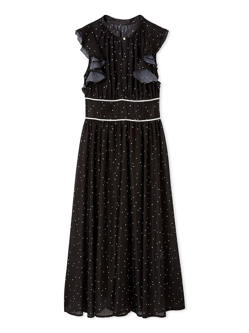 LILY BROWN「シアープリントフリルワンピース」|ワンピース|DOT