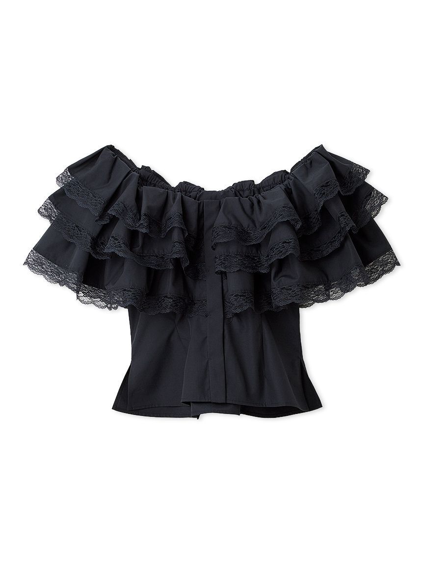 LILY BROWN「ボリュームフリルオフショル2wayブラウス」|シャツ・ブラウス|