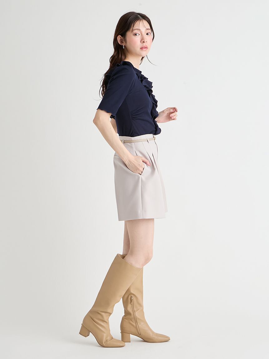 CELFORD「【洗える】ベルト付きショートパンツ」|その他|