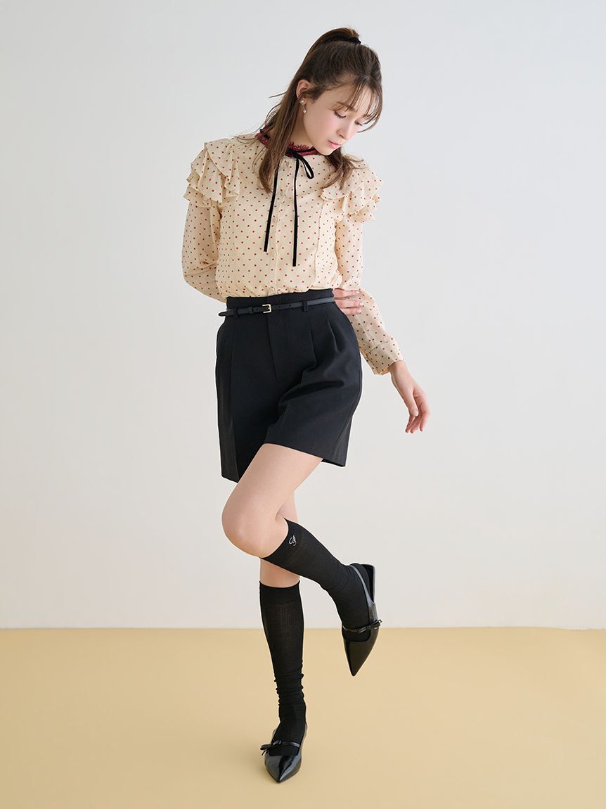 CELFORD「【洗える】ベルト付きショートパンツ」|その他|