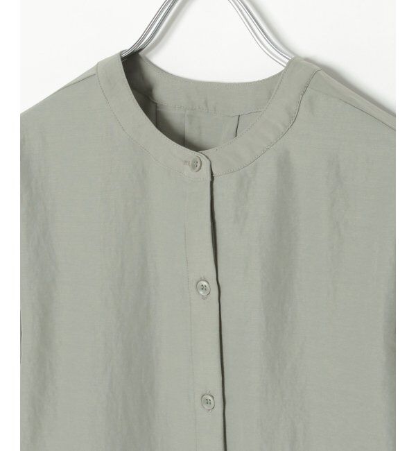 ikka「前後2WAYバンドカラーシャツ」|シャツ・ブラウス|