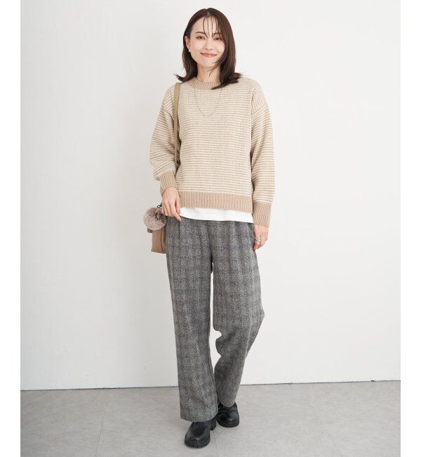 ikka「モールニットプルオーバー」|プルオーバー|
