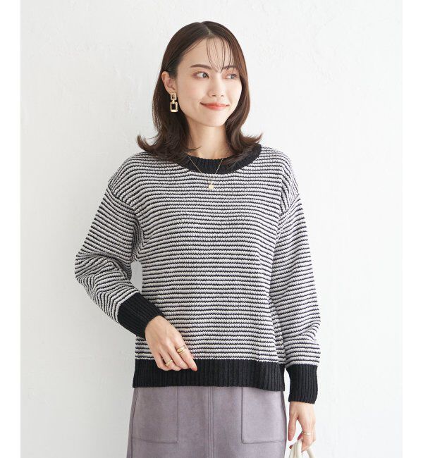ikka「モールニットプルオーバー」|プルオーバー|