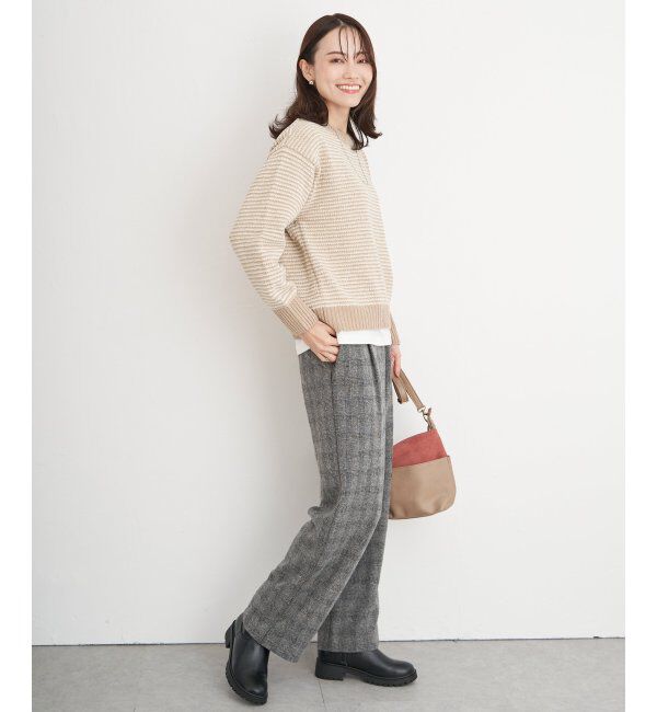 ikka「モールニットプルオーバー」|プルオーバー|