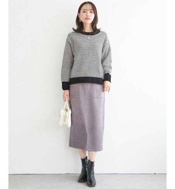 ikka「モールニットプルオーバー」|プルオーバー|