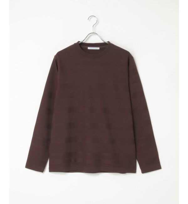 IKKA LOUNGE「ランダムリップルボーダーロンT」|Tシャツ・カットソー|