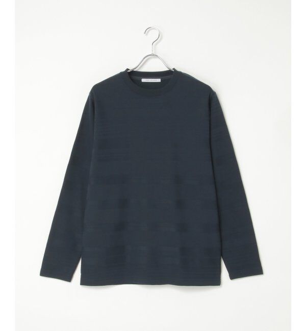 IKKA LOUNGE「ランダムリップルボーダーロンT」|Tシャツ・カットソー|