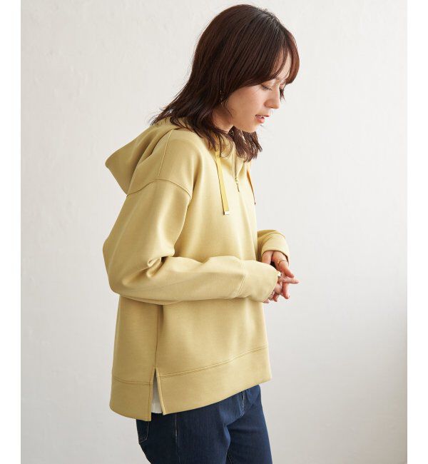 ikka「GOKU楽 鹿の子ダンボールパーカー」|パーカー|