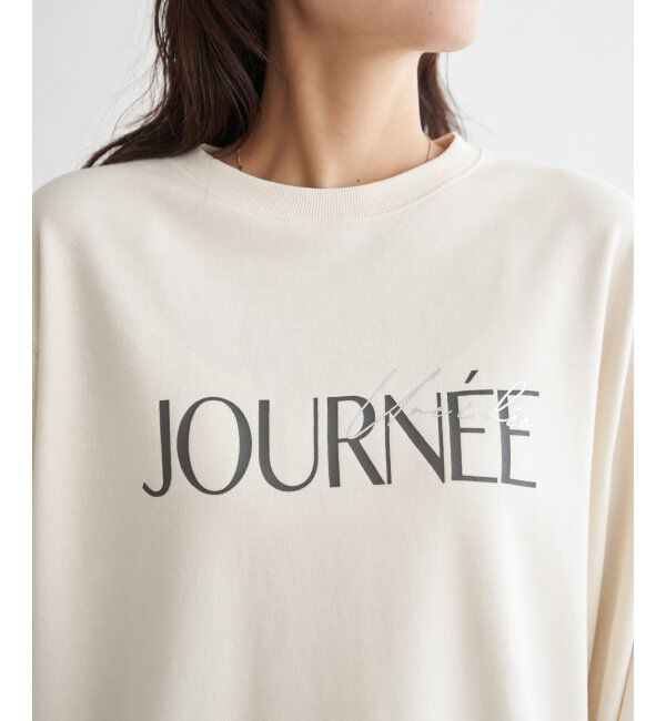 ikka「裏毛ロゴフォトスウェット」|パーカー|