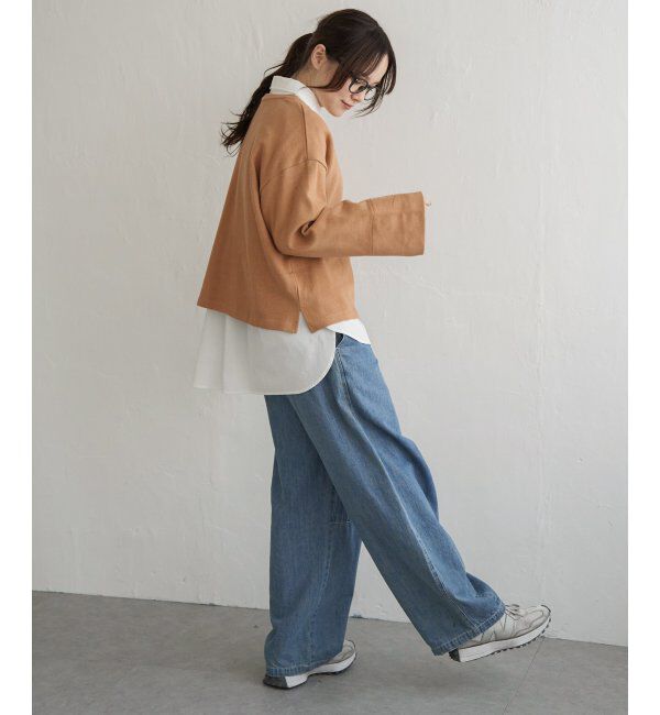 Lbc with Life「表起毛袖折り返しプルオーバー」|その他|