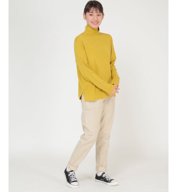 Lbc with Life「14Gスリットタートルニット」|カーディガン|