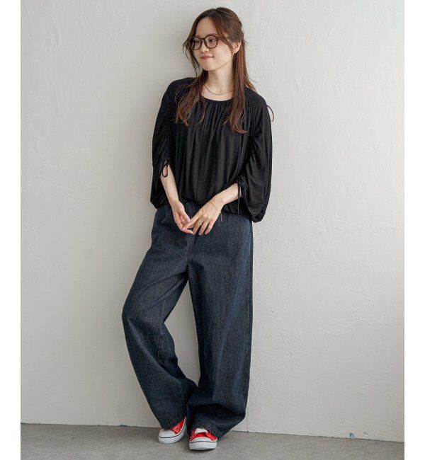 Lbc with Life「リボンシャーリングギャザープルオーバー」|その他|