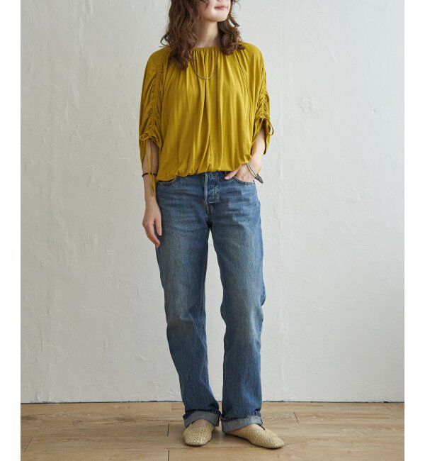 Lbc with Life「リボンシャーリングギャザープルオーバー」|その他|