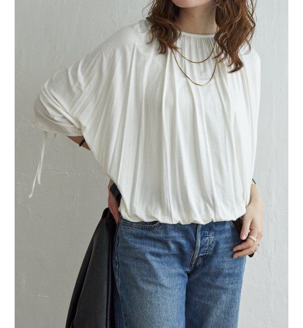 Lbc with Life「リボンシャーリングギャザープルオーバー」|その他|