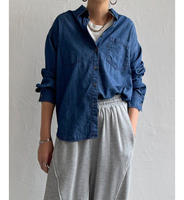 Lbc with Life「ライトオンスデニムシャツ」|シャツ・ブラウス|