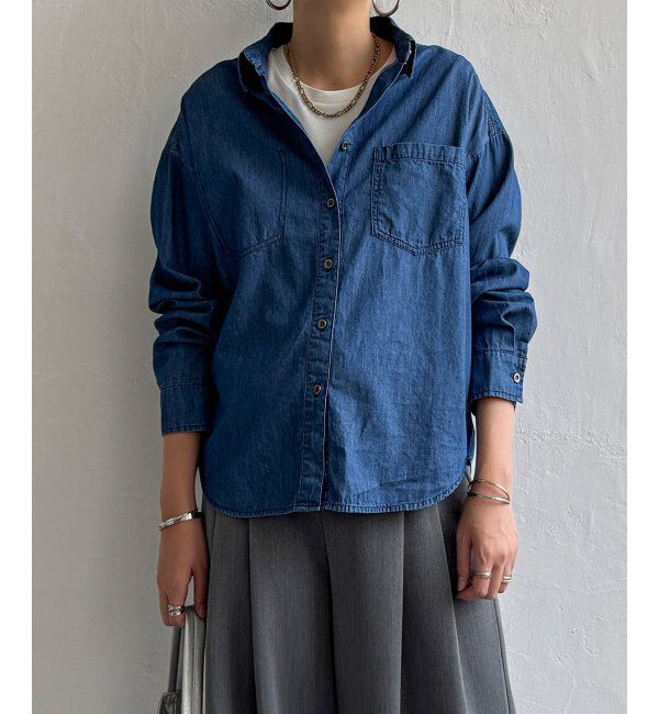 Lbc with Life「ライトオンスデニムシャツ」|シャツ・ブラウス|