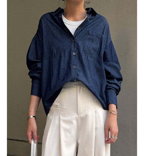 Lbc with Life「ライトオンスデニムシャツ」|シャツ・ブラウス|