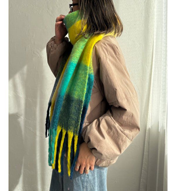 Lbc with Life「バルキーフリンジマフラー」|マフラー|