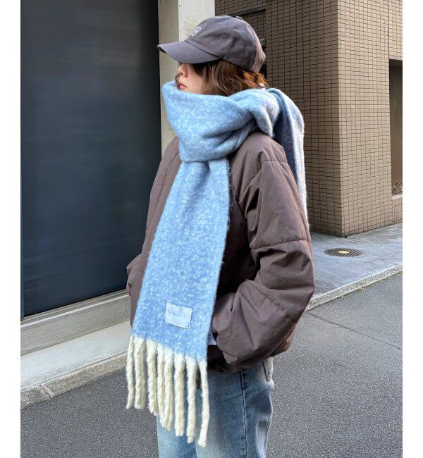 Lbc with Life「バルキーフリンジマフラー」|マフラー|