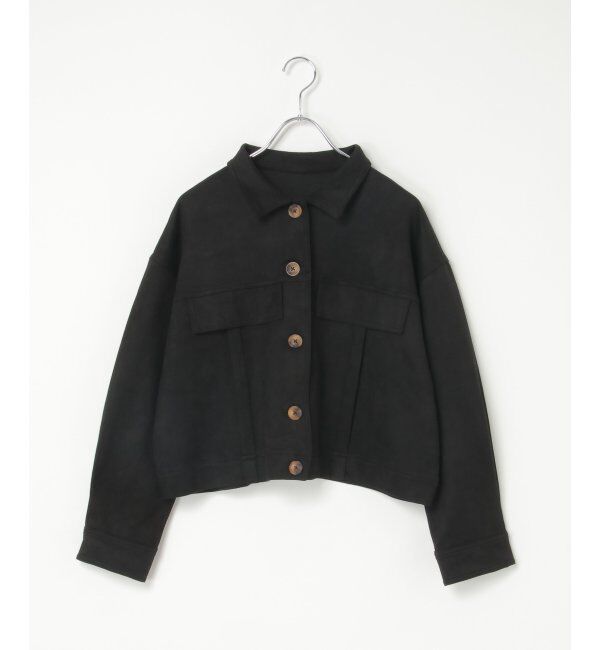 VENCE share style「カットスェードオーバーシャツ」|シャツ・ブラウス|