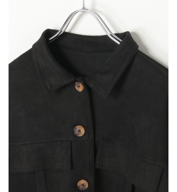 VENCE share style「カットスェードオーバーシャツ」|シャツ・ブラウス|