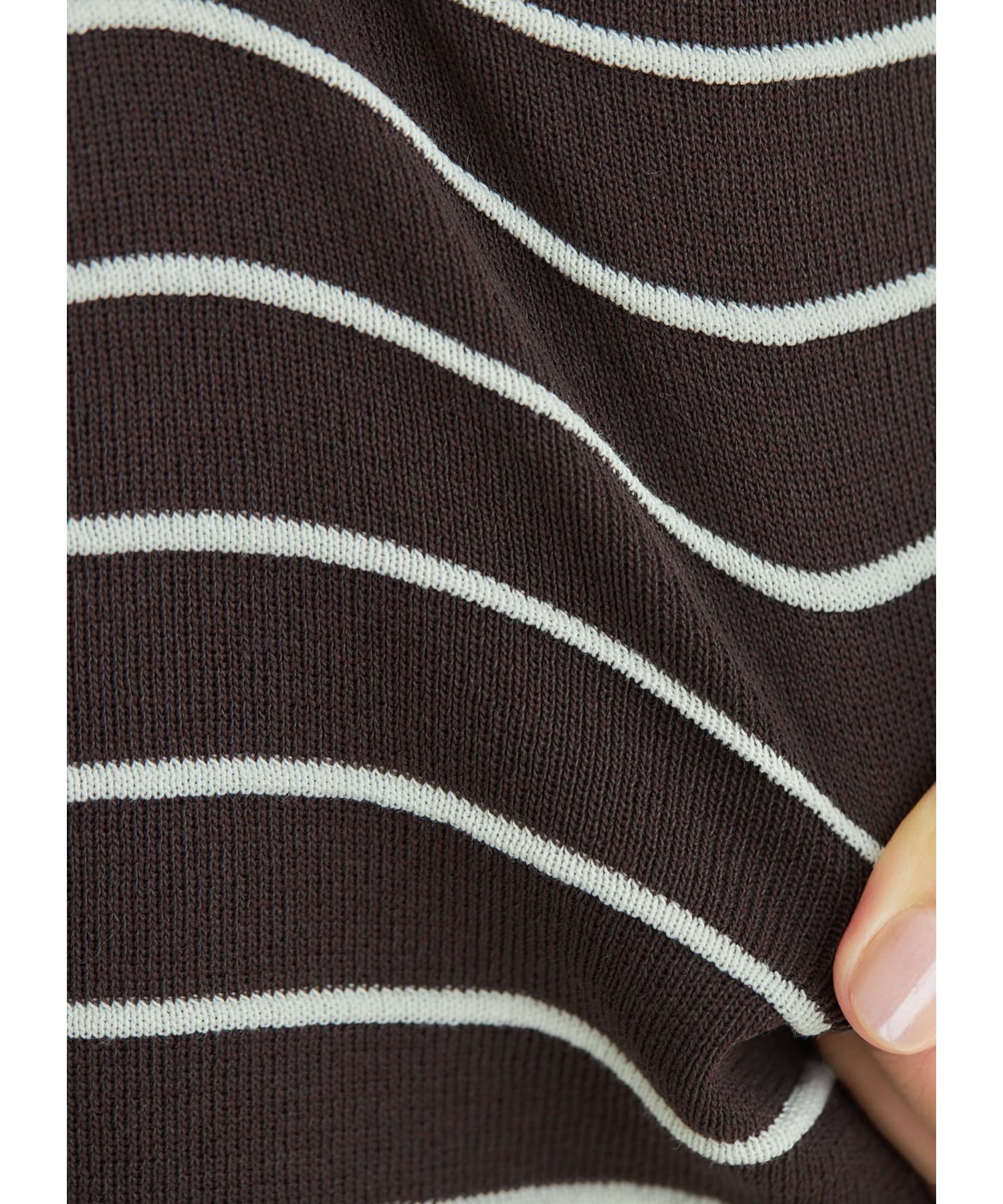 STYLE DELI「立体ボーダーニットワンピース」|ワンピース|