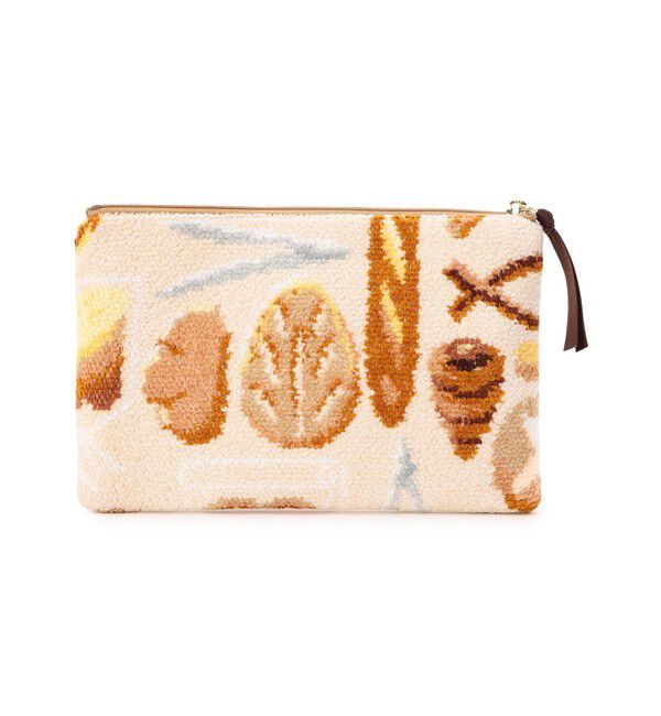 LOVERARY BY FEILER「ラブラリーベーカリー　フラットポーチ　L/LBK-223091」|ポーチ|