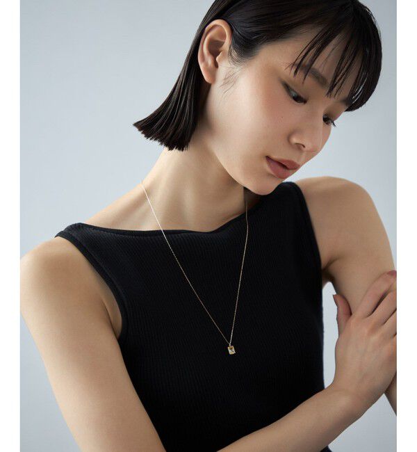 Jouete「K10YG ロングネックレス ルチレイテッドクォーツ」|ネックレス|