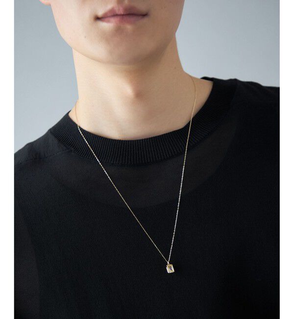 Jouete「K10YG ロングネックレス ルチレイテッドクォーツ」|ネックレス|